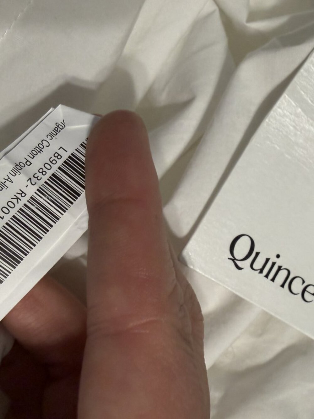 Quince 100% Organic Cotton Poplin A-line Maxi Skirt White - Picture 5 of 6